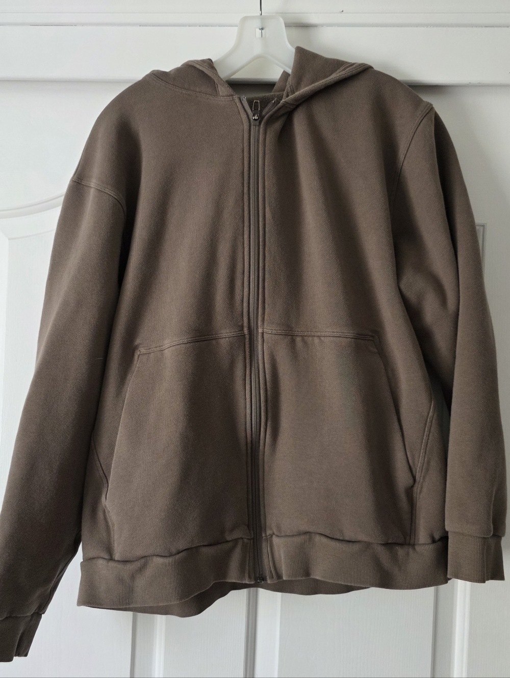 Men's Brown Lululemon Full-Zip Hooded Sweatshirt